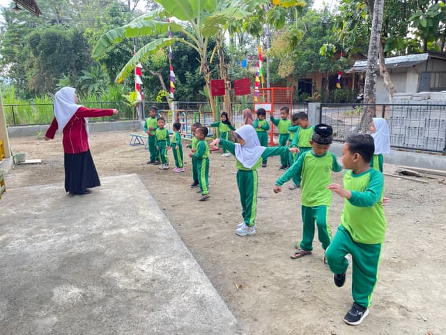 Aktivitas anak di lingkungan sekolah